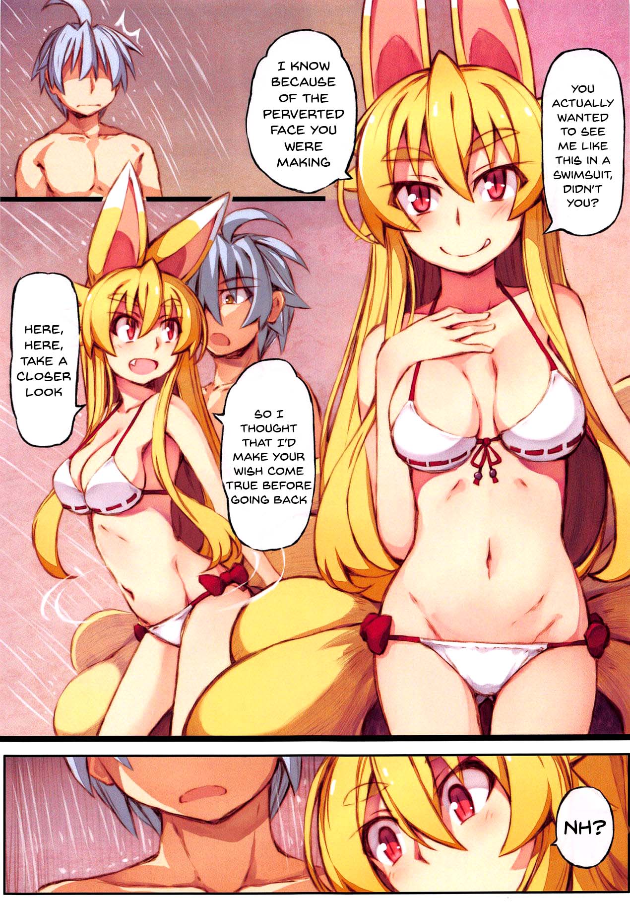 (Mimiket 40) [Kitsune-Goya (saru)] Izuna no Hon Sono Nana Umi ni Iku no Maki | Inuza's Book - Going to The Beach (Shinrabansho Choco) [English] {Doujins.com} page 6 full