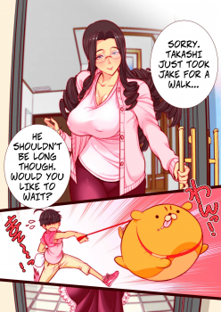 [Minamida Usuke] Takashi-kun no Mama to Kakurenbo Ecchi | Having Hide and Seek Sex With Takashi-kun's Mom [English] - page 4