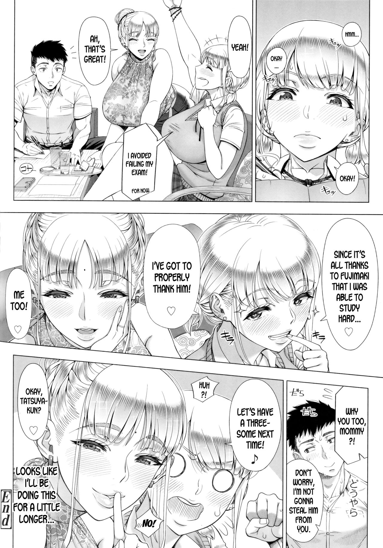 [Shinozuka Yuuji] JK Mama no Shiken Taisaku | High School Girl's Mommy's Exam Preparation (Hajimete no Hitozuma) [English] [desudesu] page 23 full