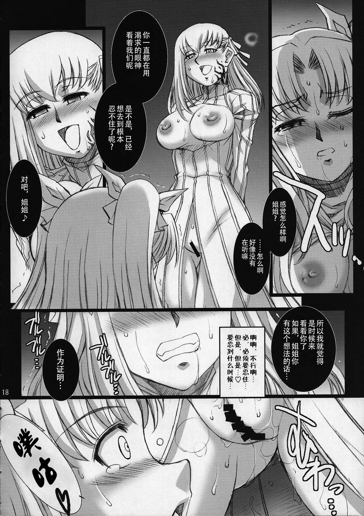(COMIC1☆2) [H.B (B-RIVER)] Red Degeneration -DAY/3- (Fate/stay night) [Chinese] [不咕鸟汉化组] page 17 full