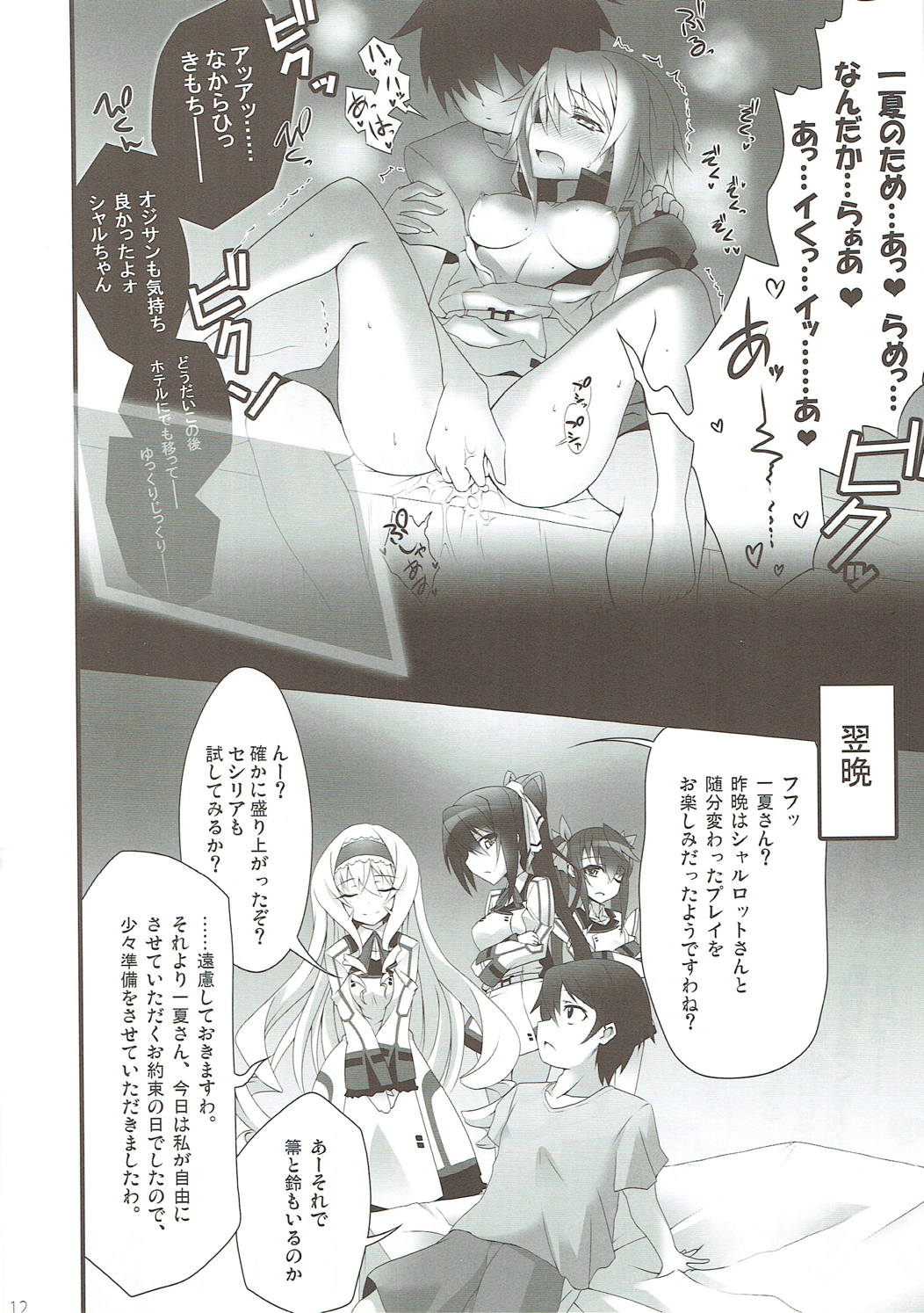 (C81) [SSB (Maririn)] Barairo no Hibi ~Orimura Ichika no Harem Route Daisakusen~ (IS <Infinite Stratos>) page 11 full