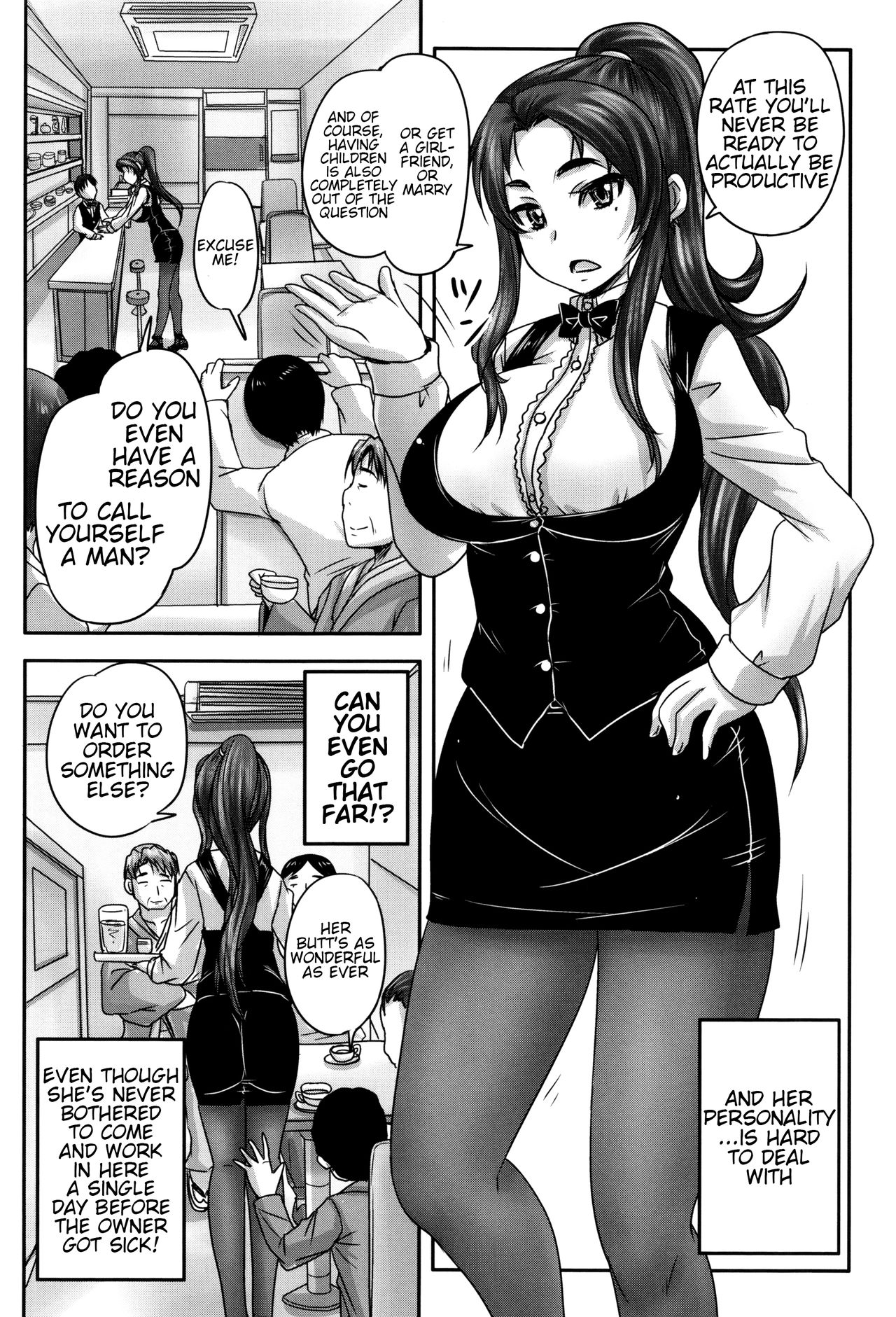 [Nozarashi Satoru] Kissa Hitozuma Nikudorei | Married Meat Slave Cafe [English] [H-Konbini] page 9 full