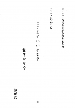 (Shuuki Reitaisai) [Moeru Gomi (Ogata Hiro)] FAKE FACE (Touhou Project) - page 20