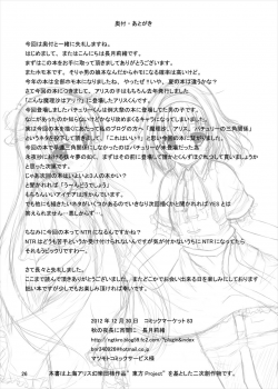 [Aki no Yonaga ni Yoiyami ni (Nagatsuki Rio)] Manupilate puppet (Touhou Project) [Digital] - page 24