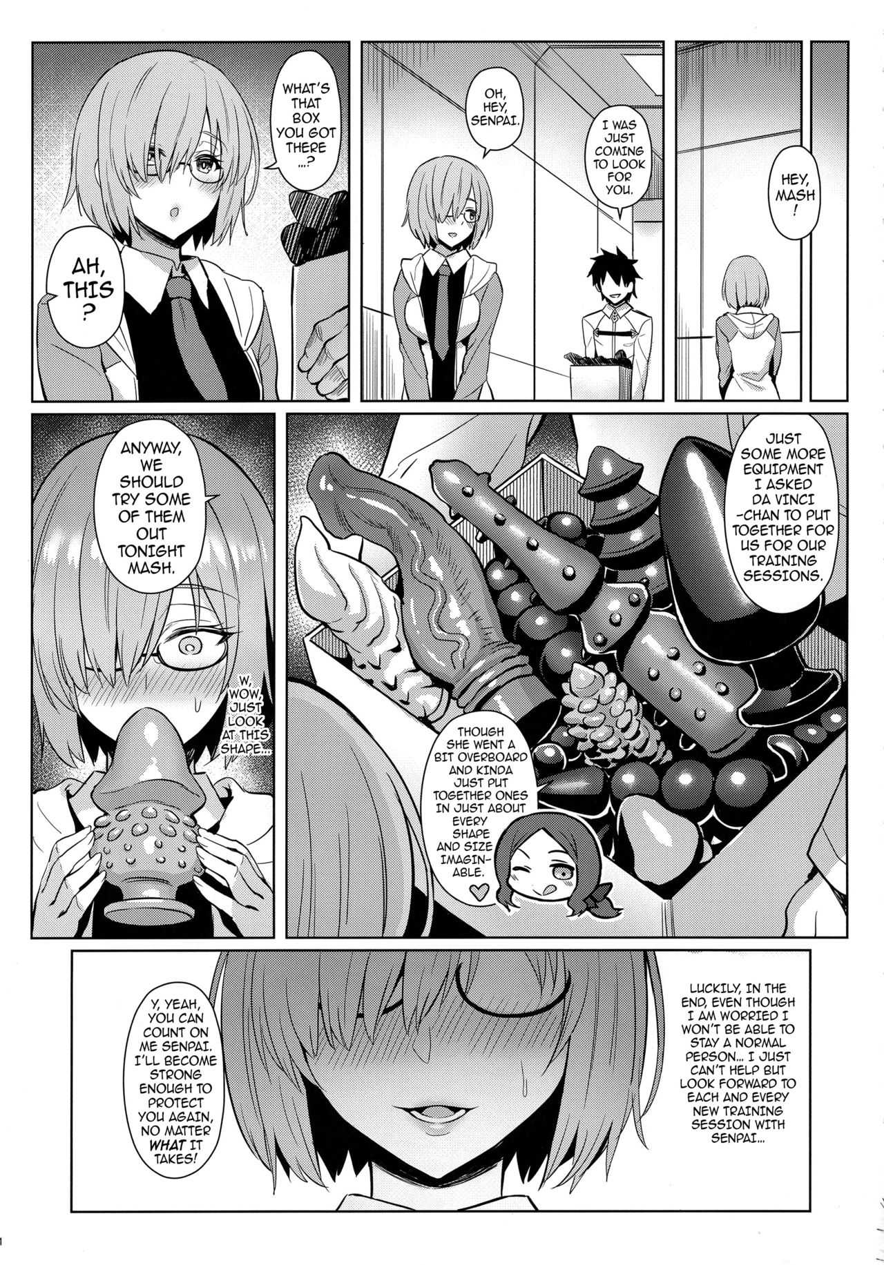 (C95) [COMEX (Zhen Lu)] Mash no Himitsu Tokkun | Mash’s Secret Training Regime (Fate/Grand Order) [English] {darknight} page 19 full