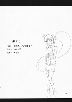 (C82) [Hikari no Tomoshibi (Kousoku)] Touhou Bondage Undoukai!! (Touhou Project) - page 4