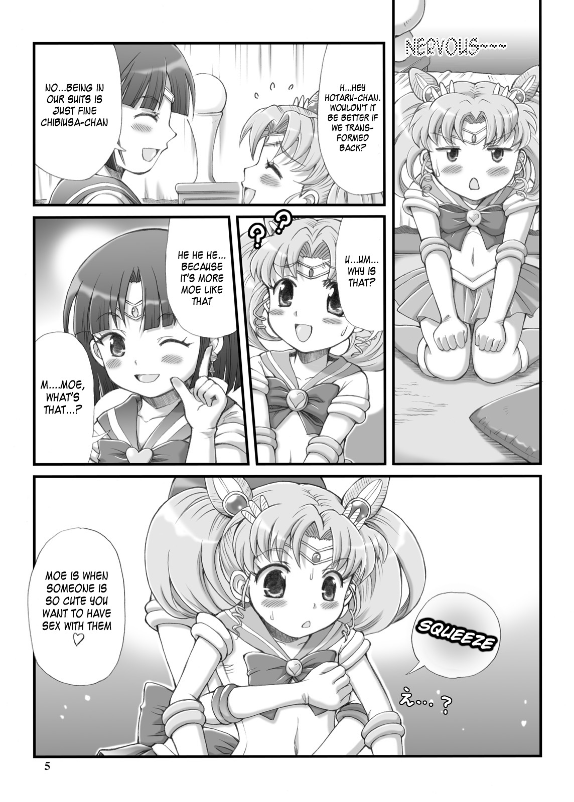 Sailor Moon Chibiusa and Saturn page 4 full