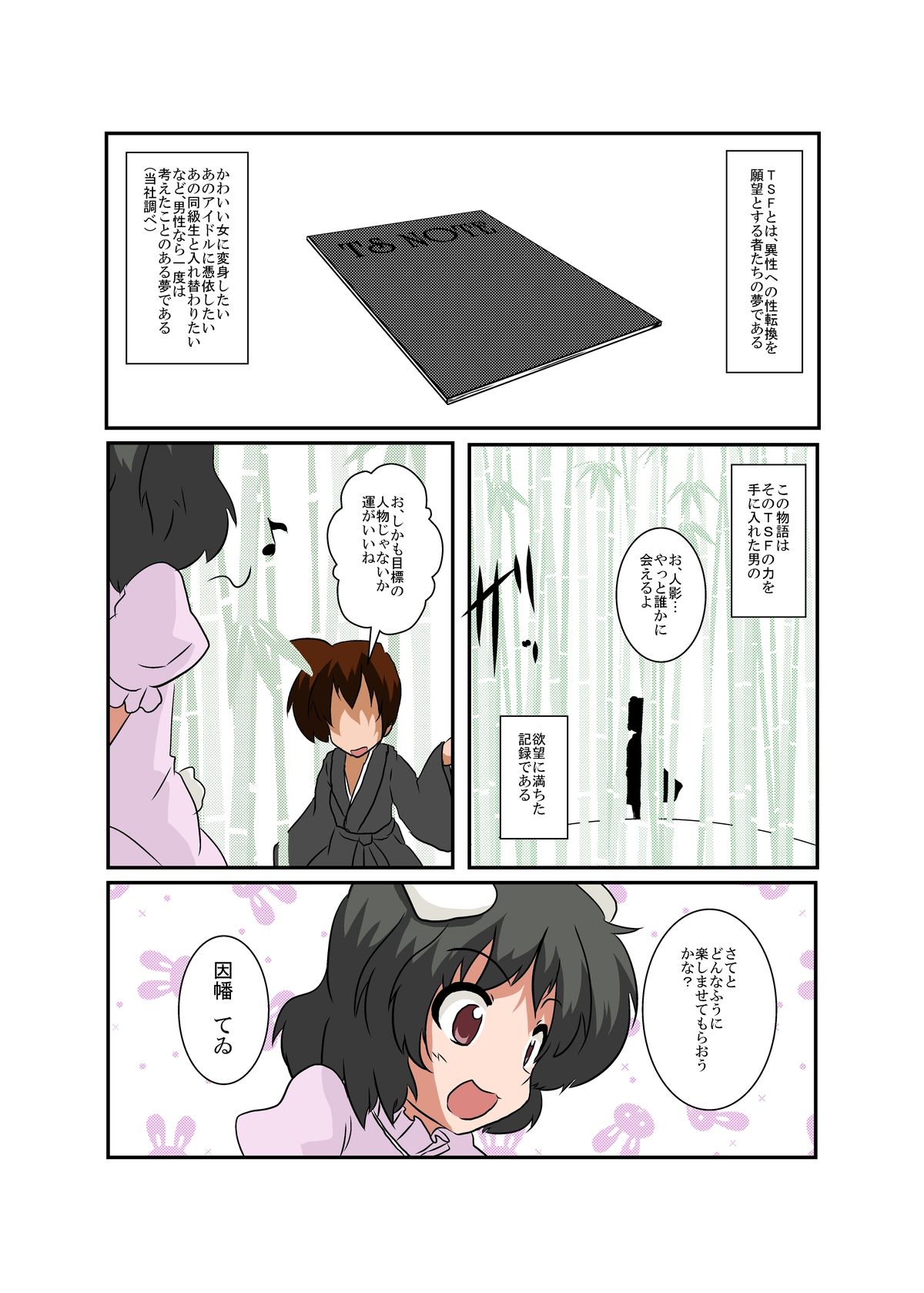 [Ameshoo (Mikaduki Neko)] Touhou TS monogatari ~ Tewi-hen ~ (Touhou Project) page 4 full