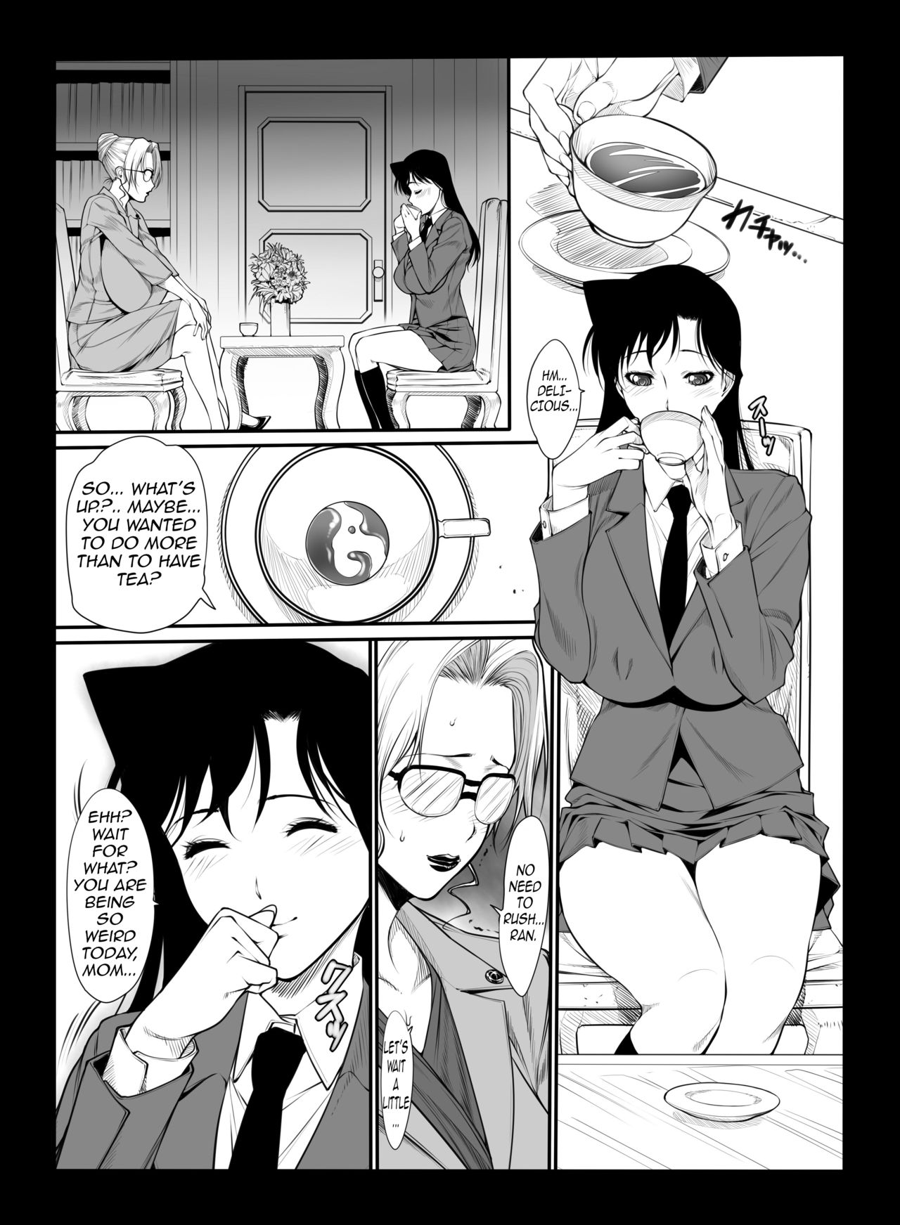 The Incestuous Daily Life of Ms. Kisaki (Meitantei Conan) [English] [Rewrite] [DoubleEcchi, LvdvE22] page 2 full