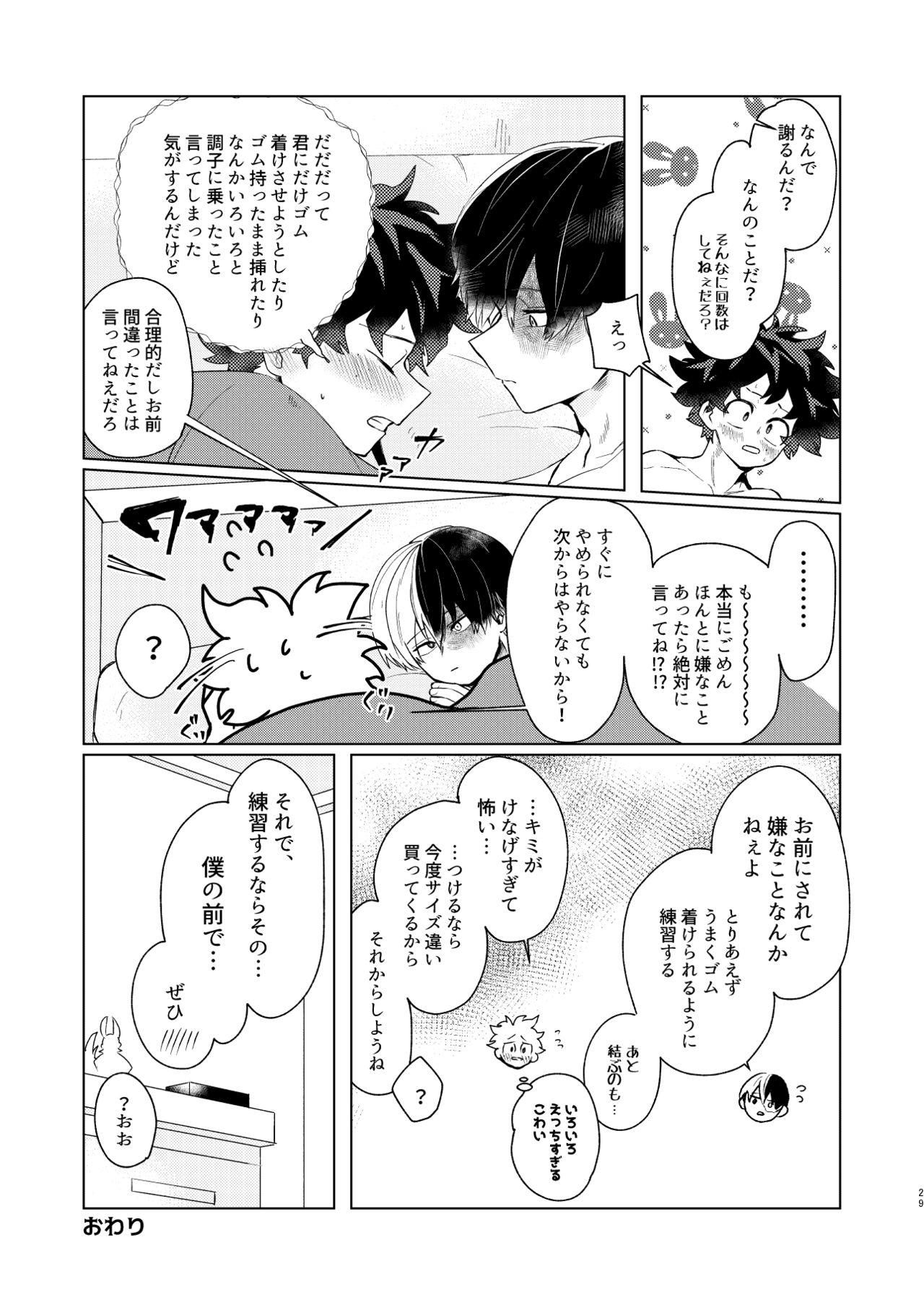 [LUMO (Ritsu)] Marubatsu Latex (Boku no Hero Academia) [Digital] page 27 full