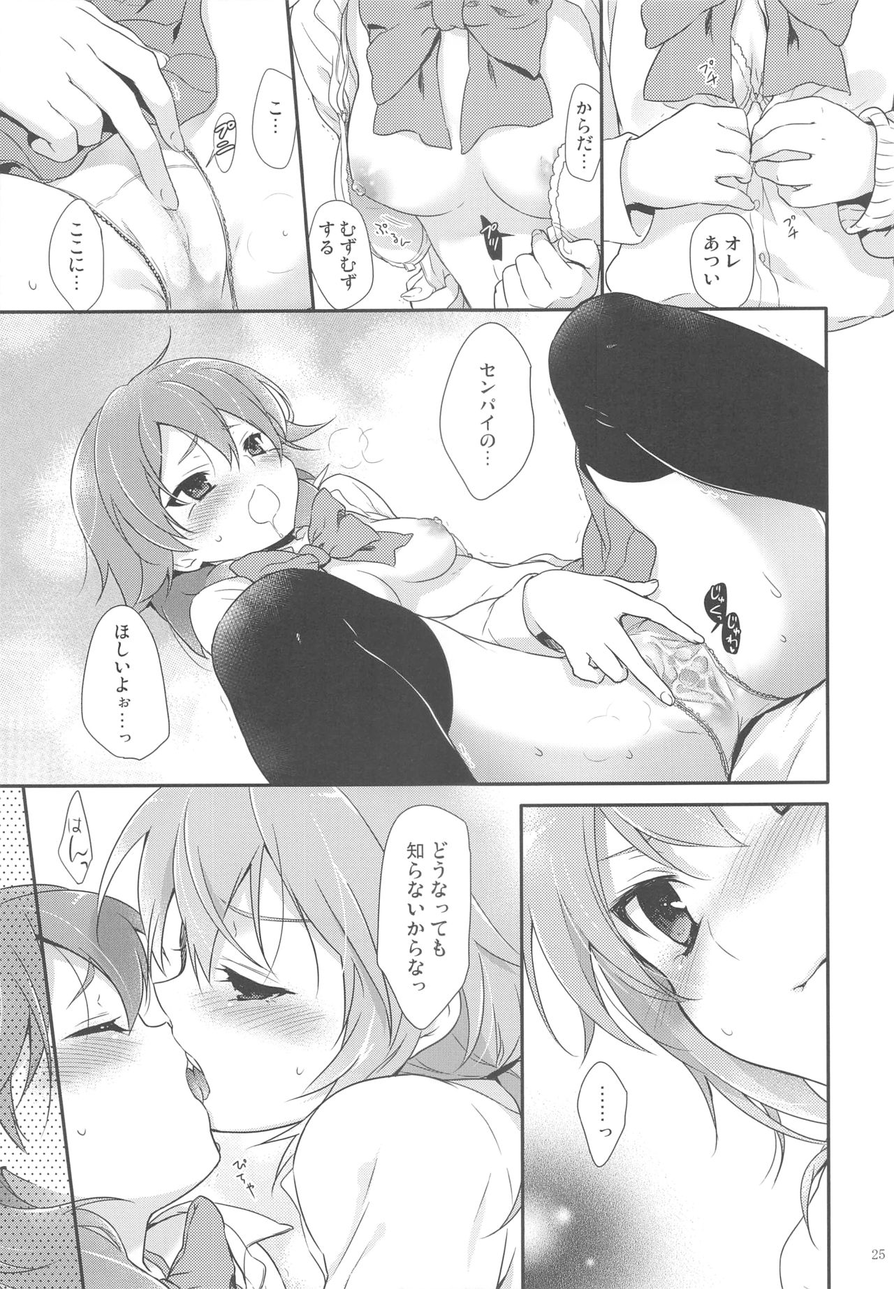 (FFF3) [Holiday School (Chikaya)] Ore no Kouhai no Kyuuai ga Kawaisugiru Ken ni Tsuite. (Inazuma Eleven) page 24 full