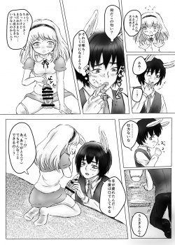 [Hatomame Coffee (Mame Hikouki)] Futanari Alice to Shiro Usagi Oniisan no Aru Hirusagari no Dekigoto [Digital] - page 11