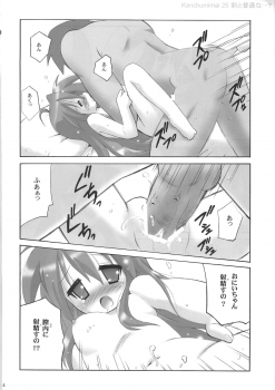 (C76) [Kanchuumimai (Ma☆Kuwa)] Kanchuumimai 25 Warito Futsuuna…？ (Lucky Star) - page 14