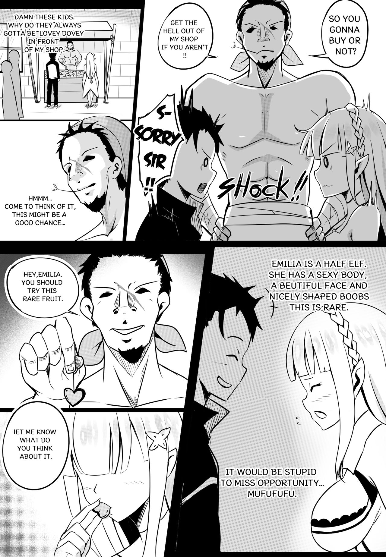 [Merkonig] B-Trayal 14 (Re:Zero kara Hajimeru Isekai Seikatsu) [English] page 3 full
