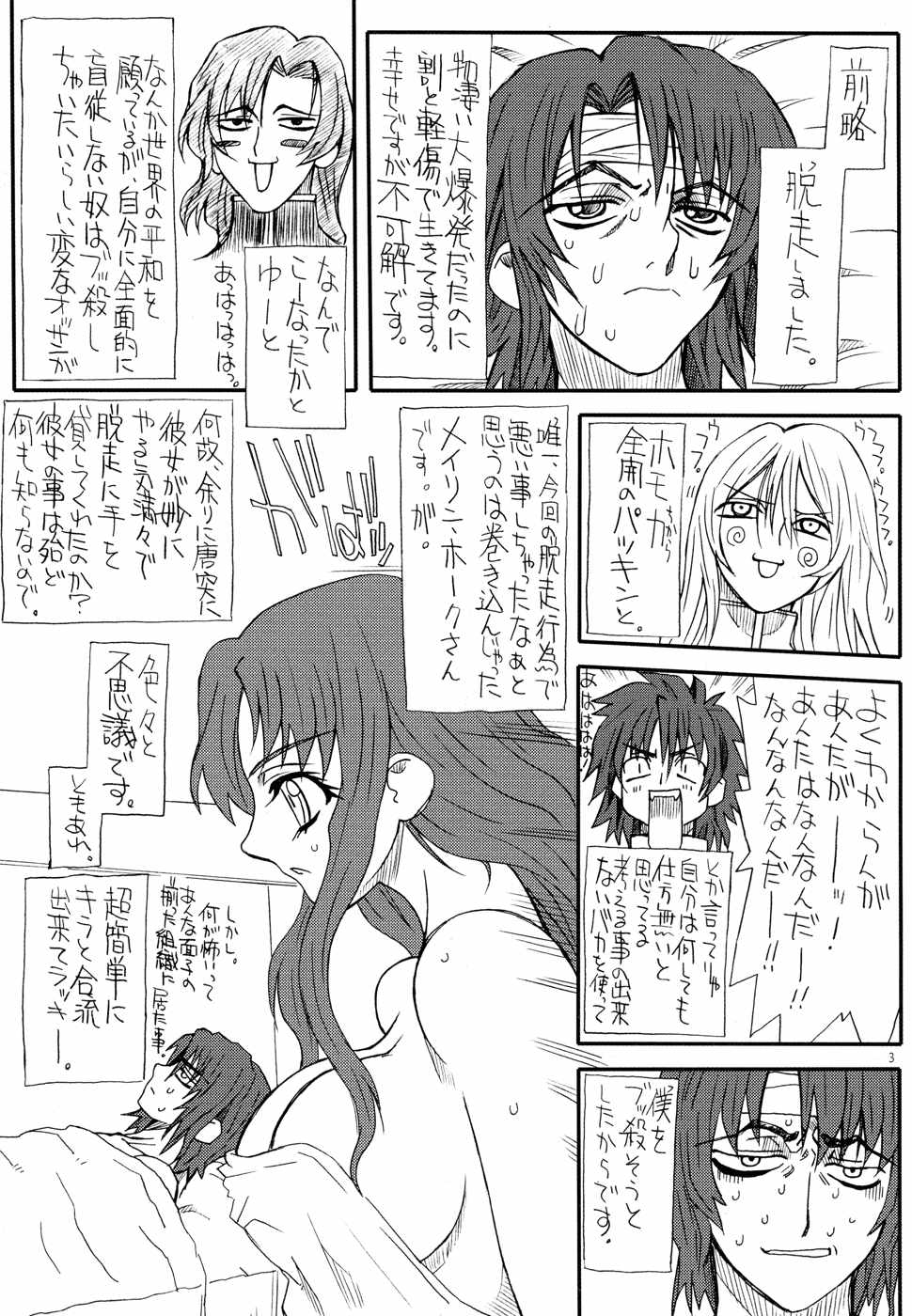 (C68) [Power Slide (Uttorikun)] Flower Children 3 (Gundam SEED DESTINY) page 3 full