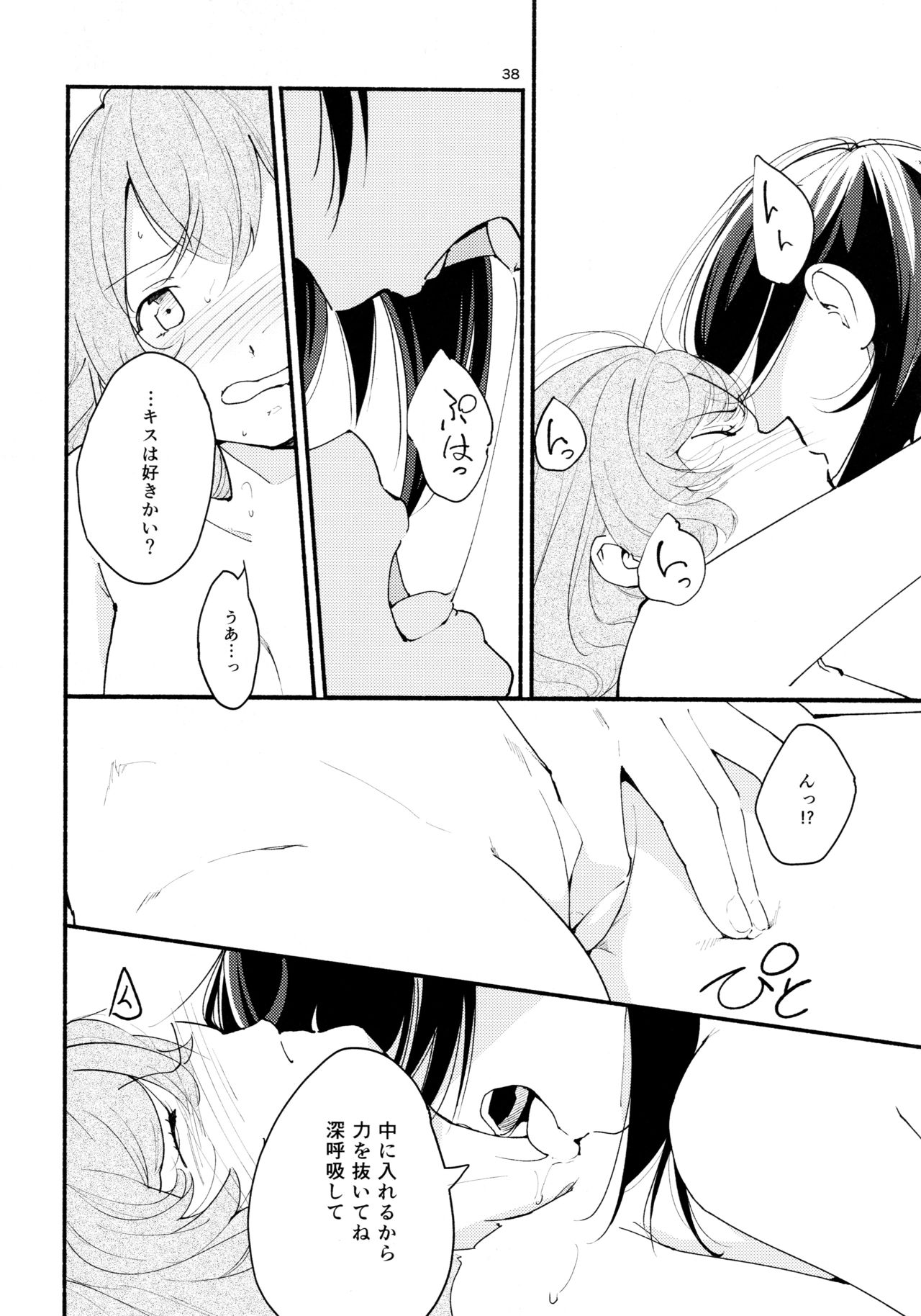 (Girls Love Festival 14) [G-complex (YUI_7)] Namae no Nai Kaijitsu Ichi page 38 full