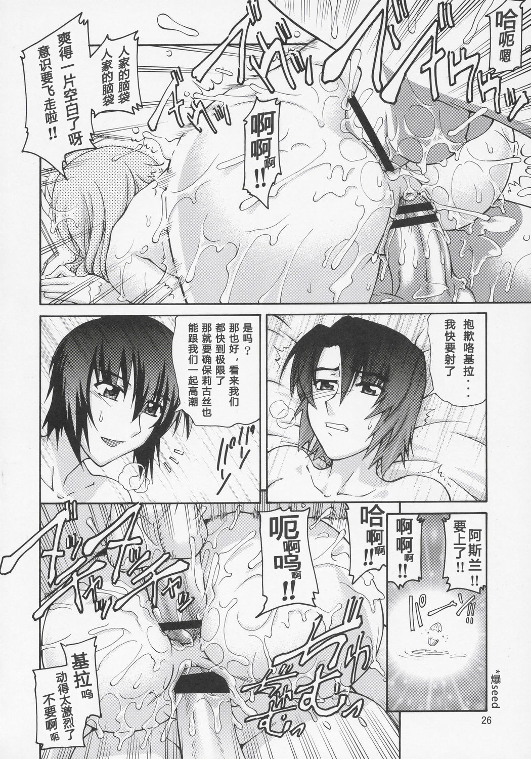 (C69) [Gold Rush (Suzuki Address)] Thank You! Lacus End (Gundam SEED DESTINY) [Chinese] [graviton个人汉化] page 25 full