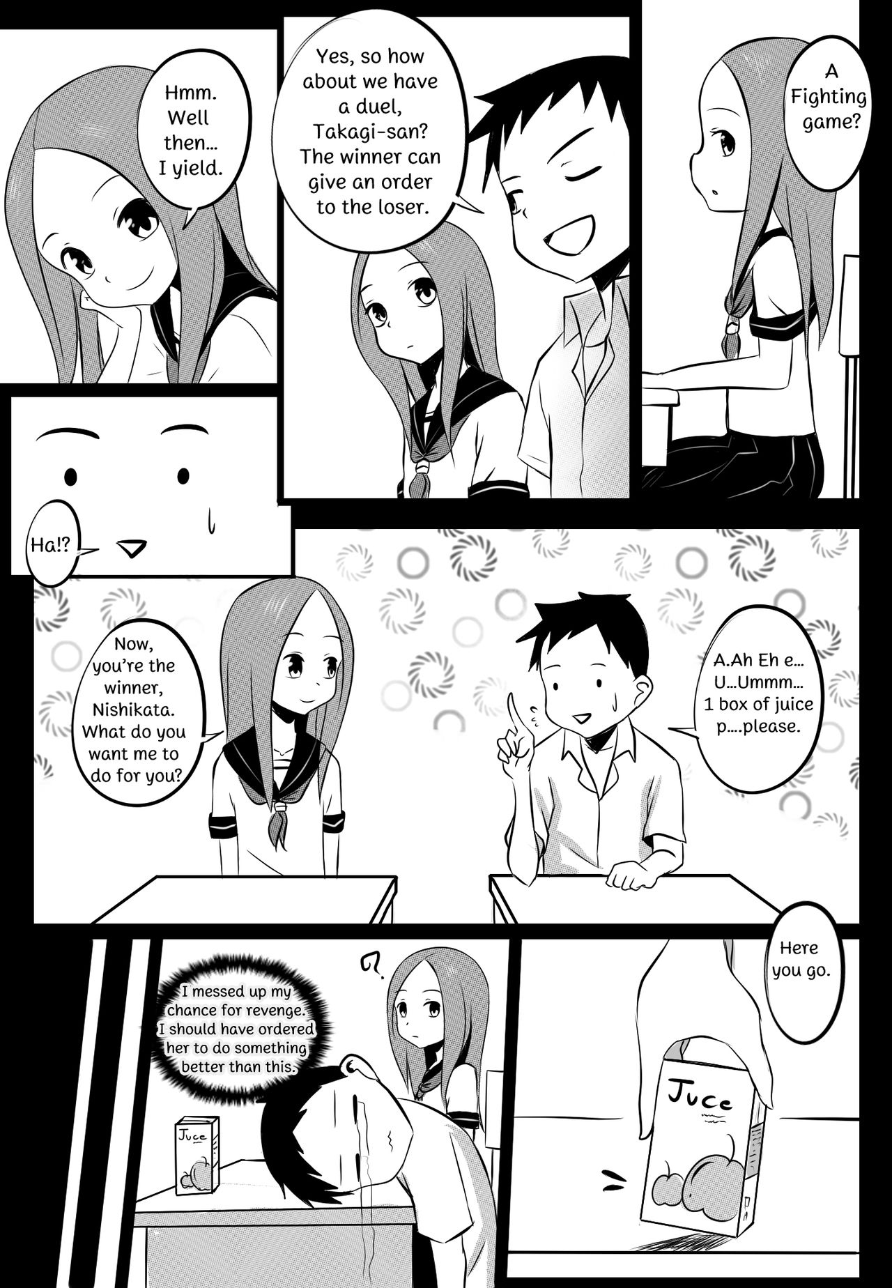 [Merkonig] B-Trayal 8 (Karakai Jouzu no Takagi-san) [English] page 8 full