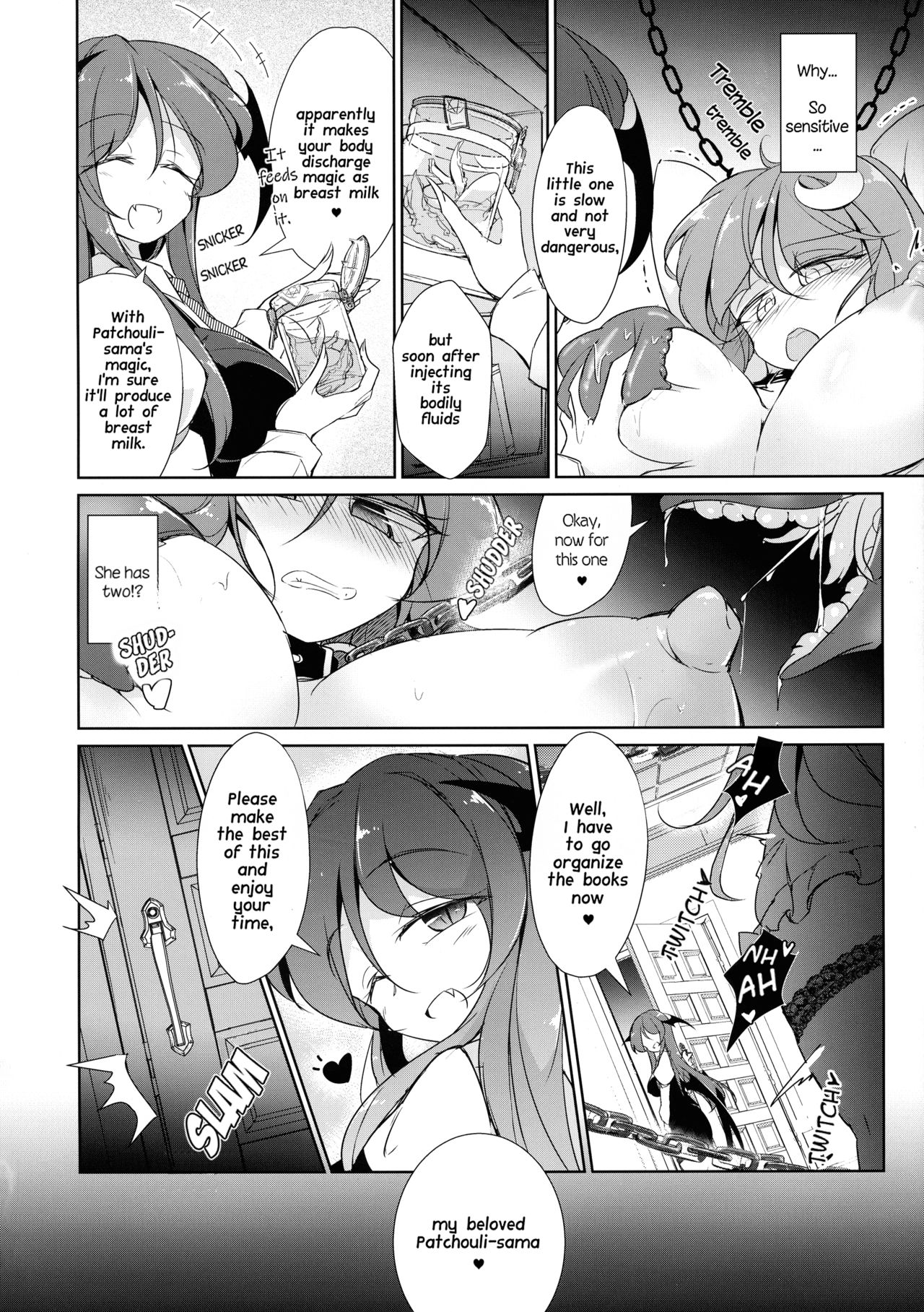 (Shuuki Reitaisai 6) [Fumituki (Fumituki, Erotuki)] Shujuu Gyakuten Kairaku Choukyou | Master and Slave Reversal Pleasure Breaking (Touhou Project) [English] page 8 full