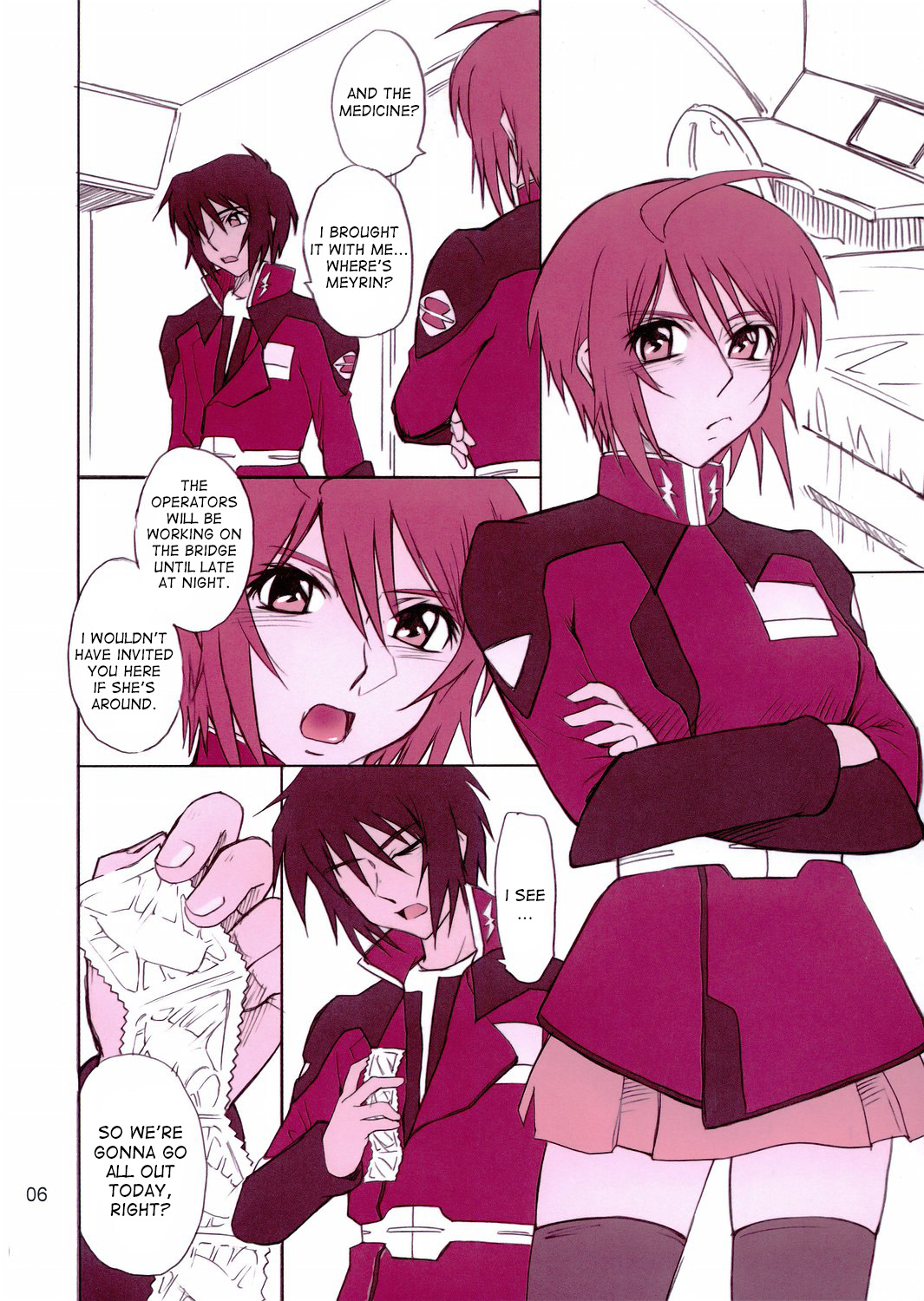 (C68) [MOON RULER (Tsukino Jyogi)] Crimson Tide (Kidou Senshi Gundam SEED DESTINY) [English] [desudesu] page 5 full