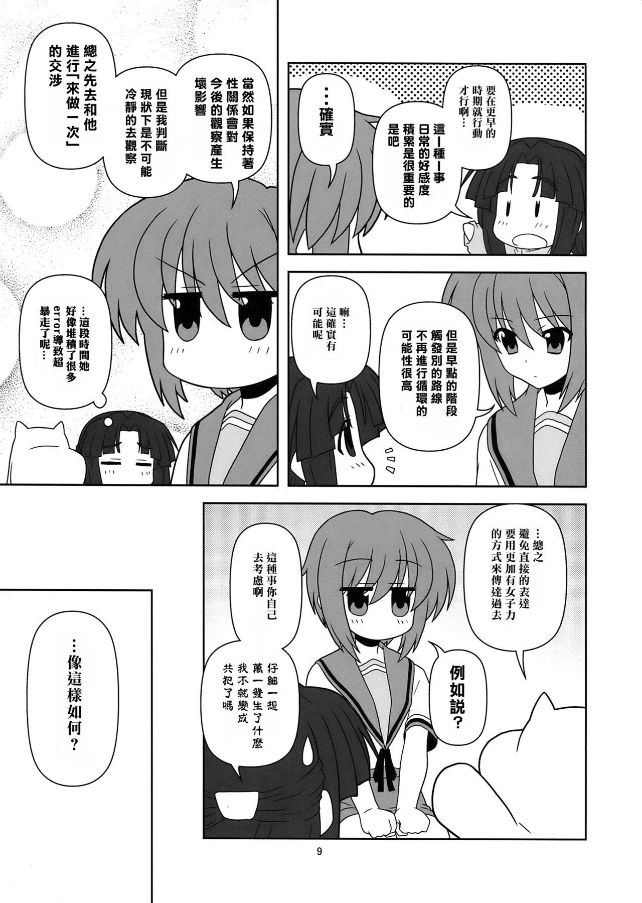 (C76) [Credit (Akikan)] Nagato Yuki-chan no Kansatsu (Suzumiya Haruhi no Yuuutsu) [Chinese] [零食汉化组] page 10 full