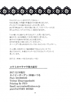 (C93) [Navy Garden (Nakahata Izuru)] Koumi no Maramarasai Daikikou (Pokémon Ultra Sun and Ultra Moon) - page 21