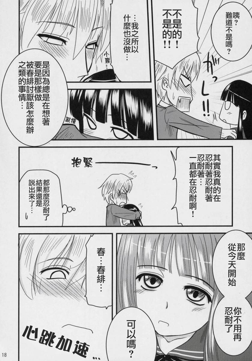 (C70) [Shin Hijiridou Honpo (Hijiri Tsukasa)] Fujioka Haruhi no Houkago (Ouran High School Host Club) [Chinese] [jhgccg个人机翻] page 17 full