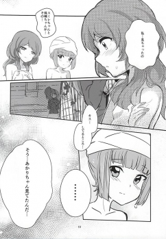 (Geinoujin wa Card ga Inochi! 8) [Ugokuna Yakkyoku (ababari)] Kokoro no Doukasen (Aikatsu!) - page 8