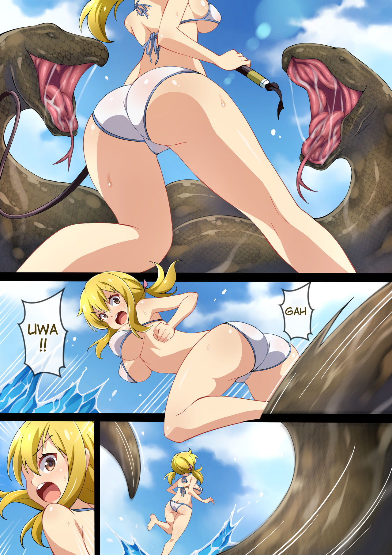 [Mist Night (Co_Ma)] Hell of Swallowed Quest Fail Lucy (Fairy Tail) [English] page 2 full