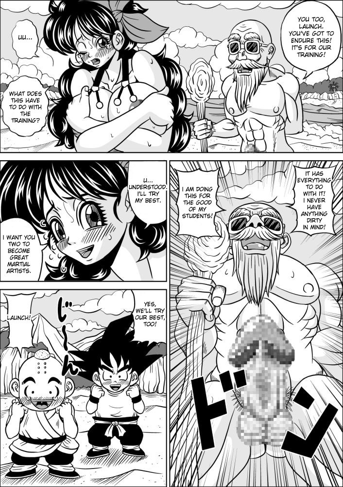 [Pyramid House (Muscleman)] Kame-Sennin no Shugyou | Master Roshi's Training (Dragon Ball) [English] {doujin-moe.us} page 10 full