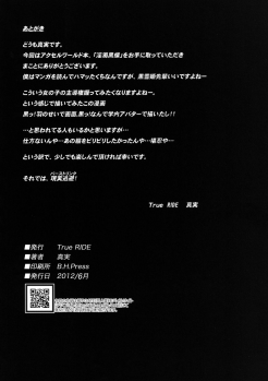 [True RIDE (Shinjitsu)] Indaku Ageha (Accel World) [Digital] - page 26