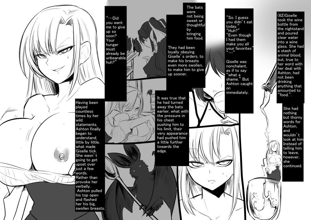 [Kouji] Bishoujo Vampire ni Bonyuu Drink Bar ni Sareru Hanashi | Turned into a Breast Milk Fountain by a Beautiful Vampire [English] [Limonchik11] page 65 full