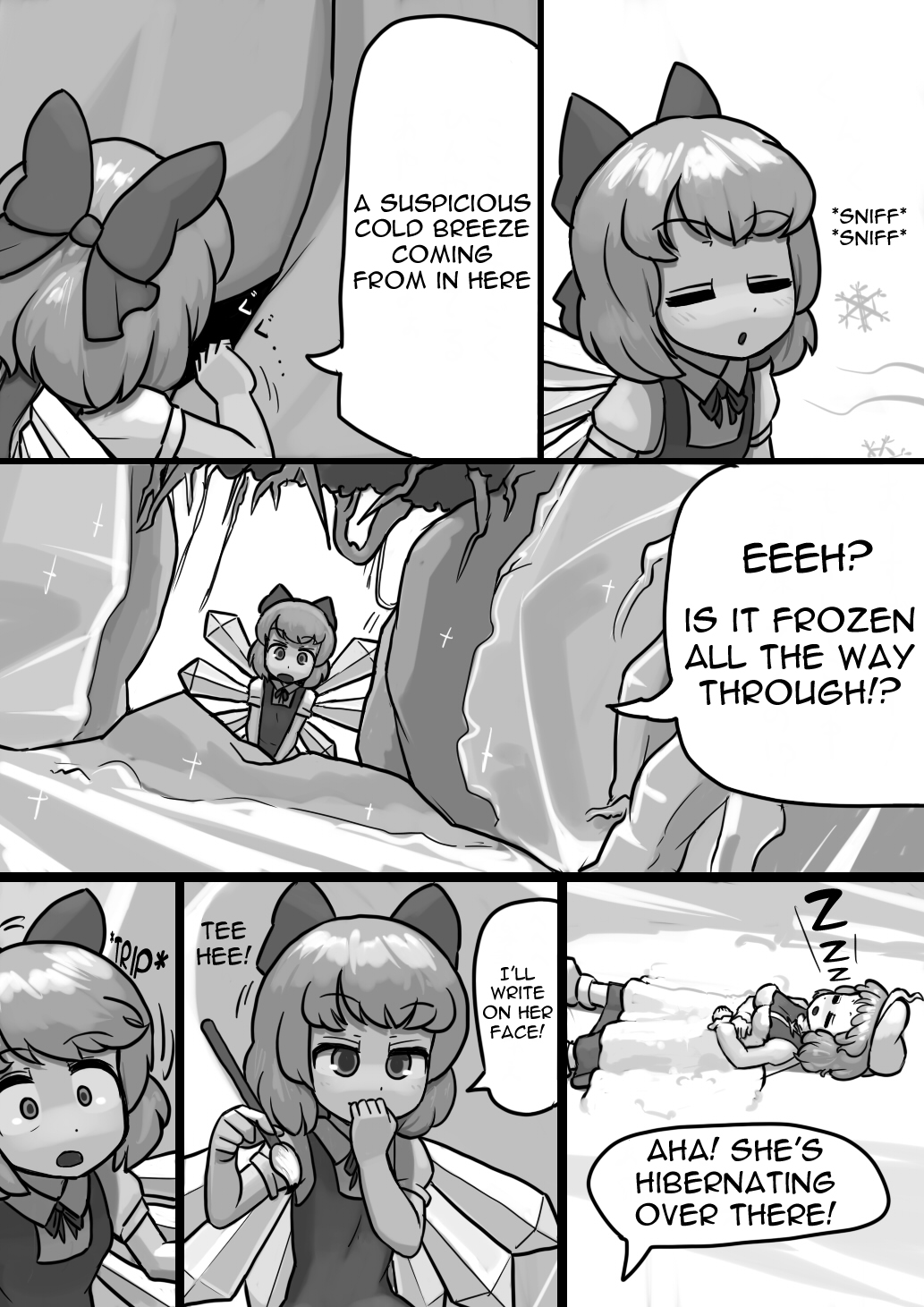 [Ninniku(Kari)] Chinko Cirno x Futsuu Letty no Suikan Manga (Touhou Project) [English] page 3 full