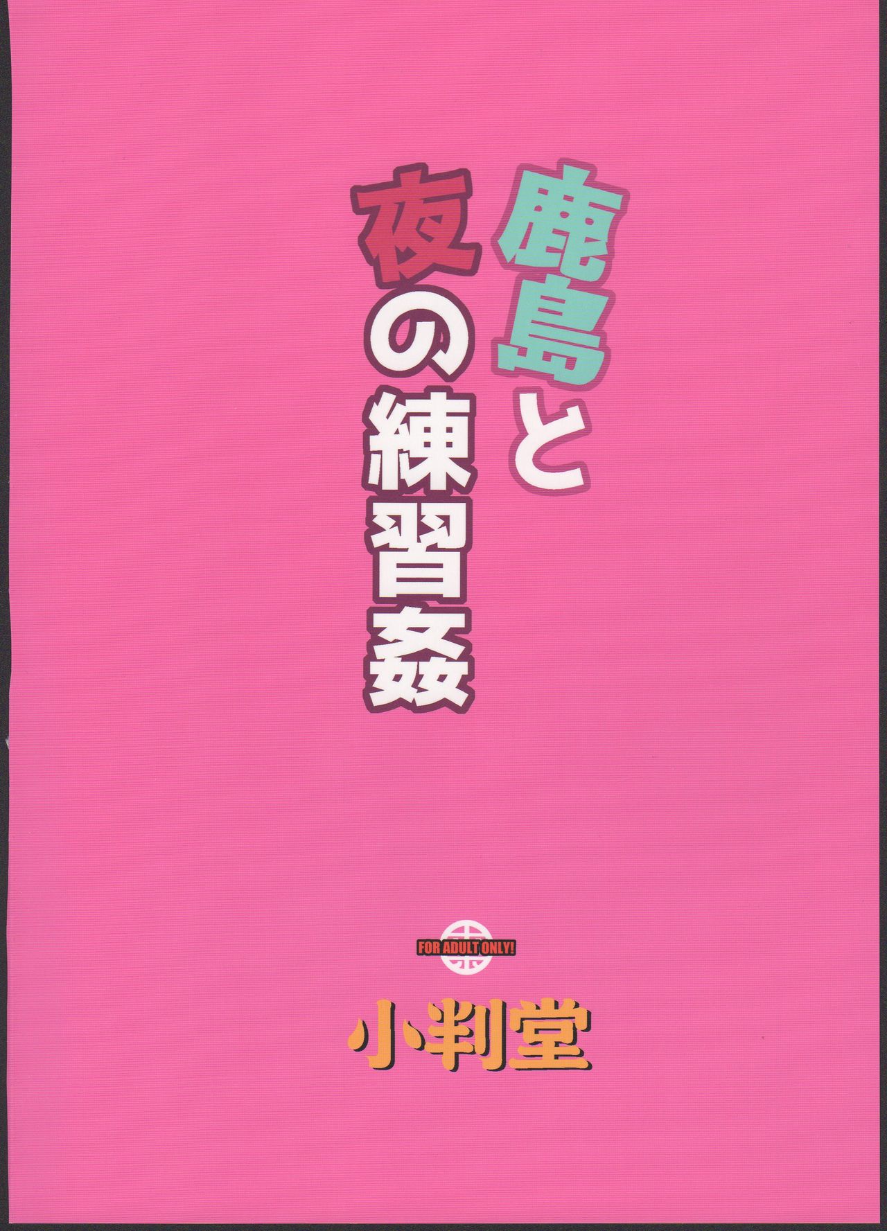 (C91) [Koban Dou (Sameda Koban)] Kashima to Yoru no Renshuukan (Kantai Collection -KanColle-)[Chinese] [Lolipoi汉化组] page 25 full