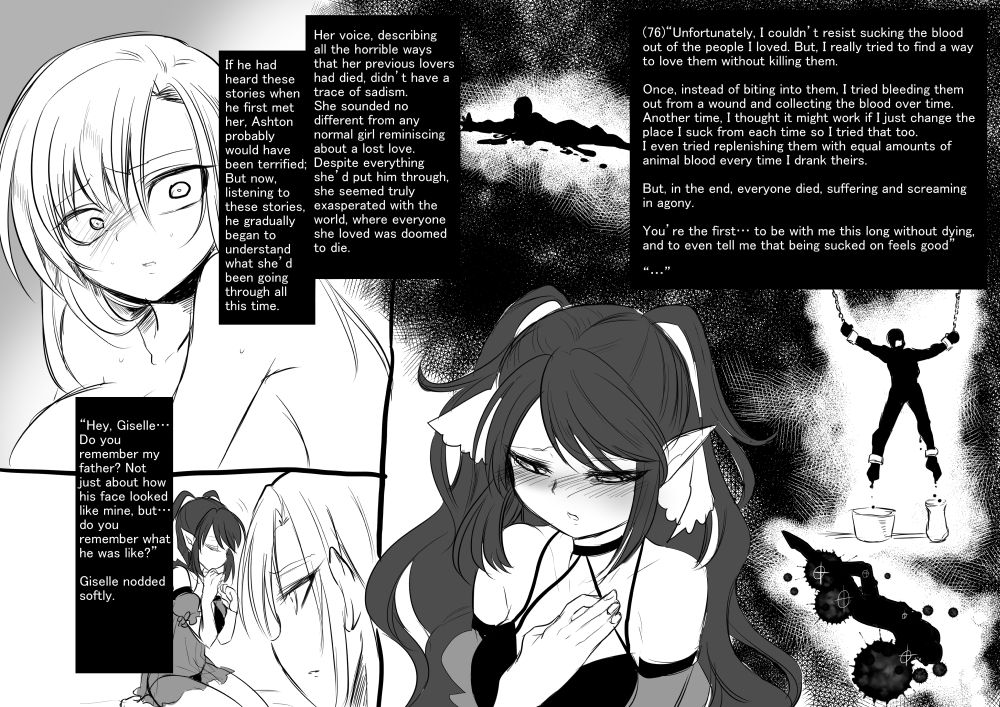 [Kouji] Bishoujo Vampire ni Bonyuu Drink Bar ni Sareru Hanashi | Turned into a Breast Milk Fountain by a Beautiful Vampire [English] [Limonchik11] page 79 full