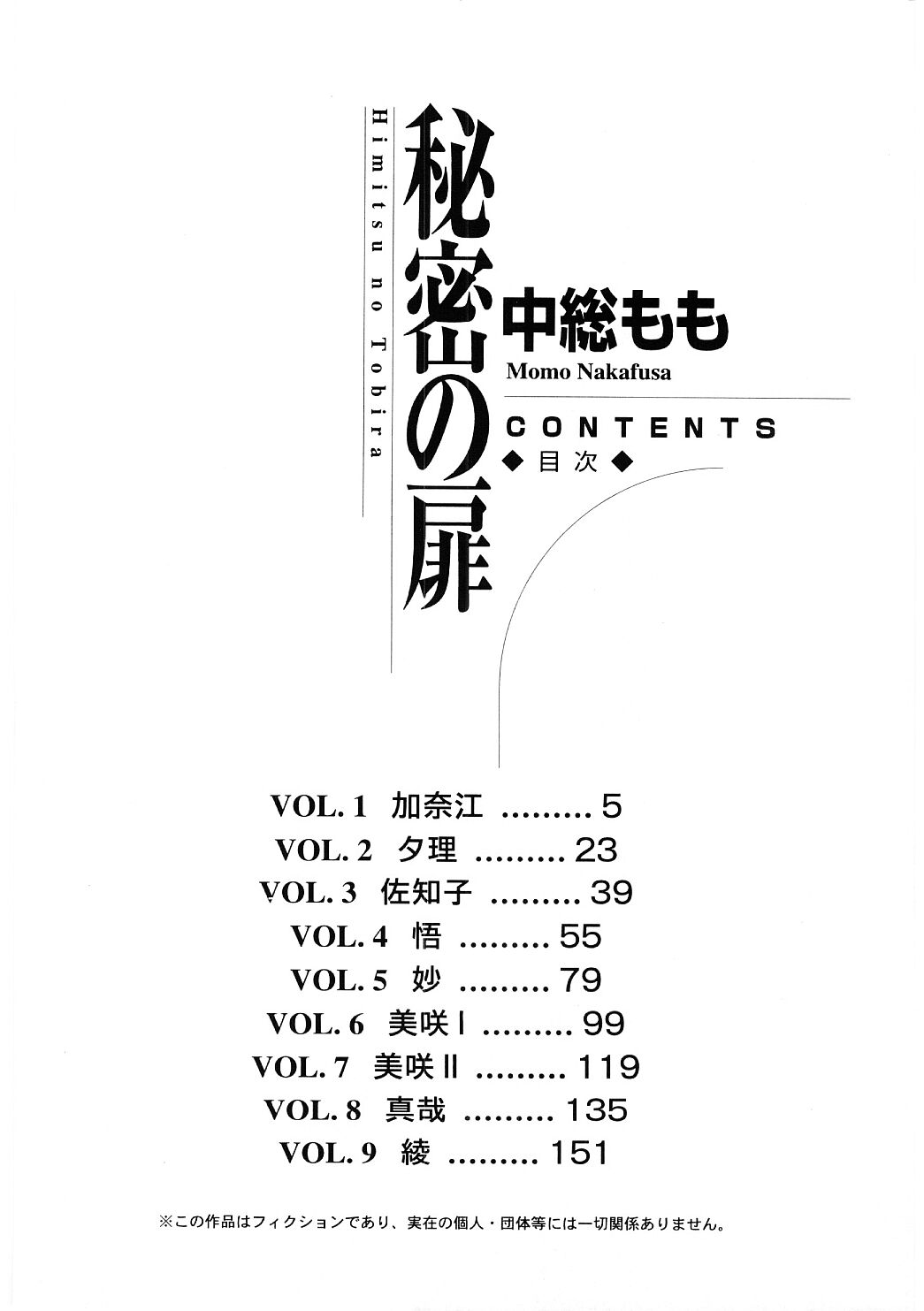 [Nakafusa Momo] Himitsu no Tobira page 3 full