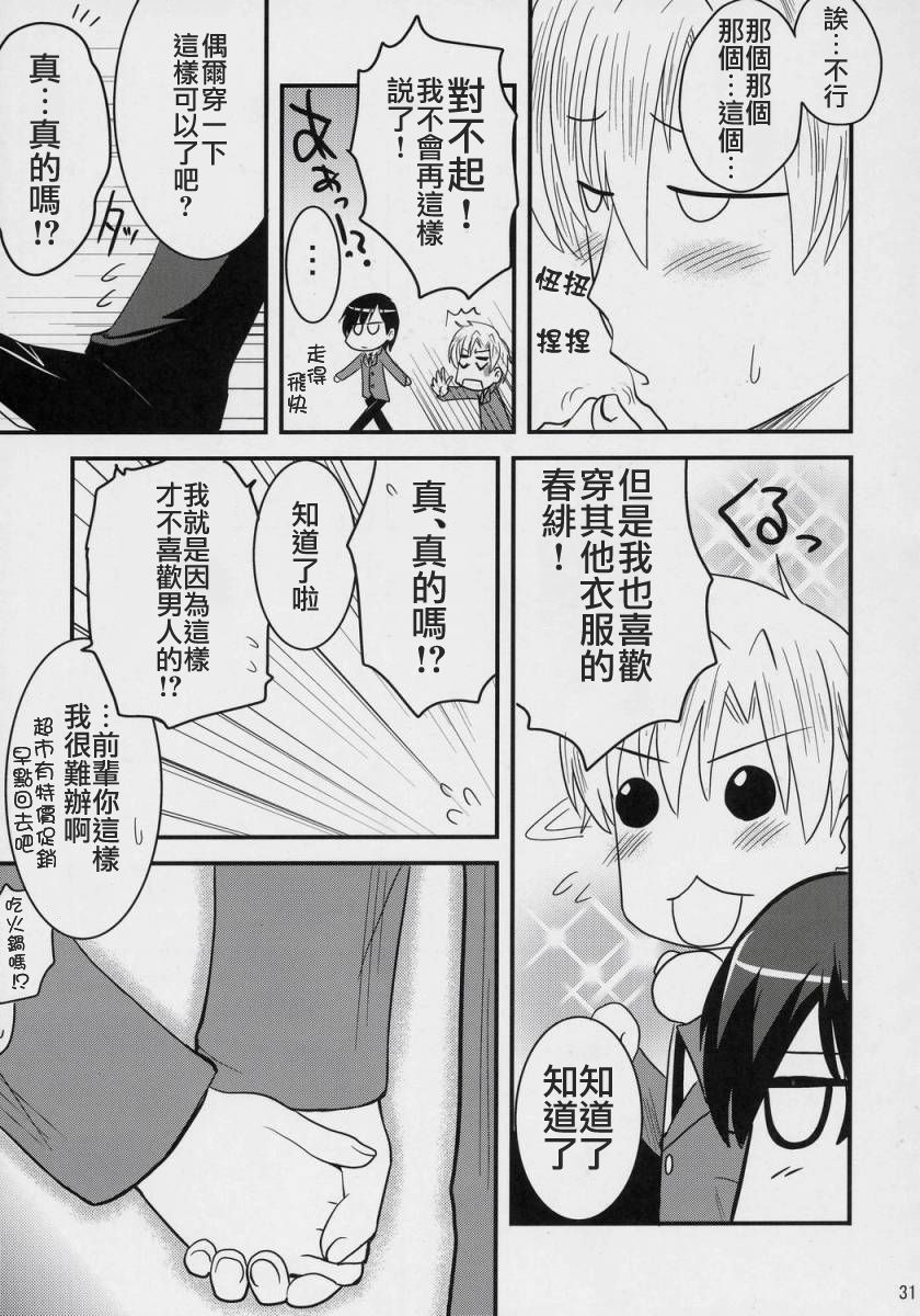 (C70) [Shin Hijiridou Honpo (Hijiri Tsukasa)] Fujioka Haruhi no Houkago (Ouran High School Host Club) [Chinese] [jhgccg个人机翻] page 30 full