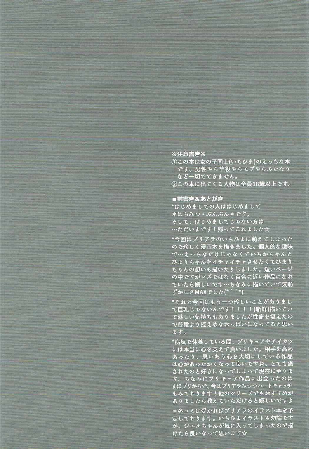 (C92) [*Hatimitu Bunbun* (Aiko Macaro, Aiko Mashiro)] Pudding à la Mode (Kirakira PreCure à la Mode) page 3 full