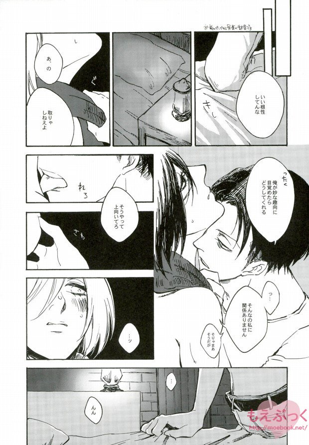 (SUPERKansai19) [QuintalLagosta (ebgr)] Kuro no Ookami Gin no Ookami (Shingeki no Kyojin) page 8 full