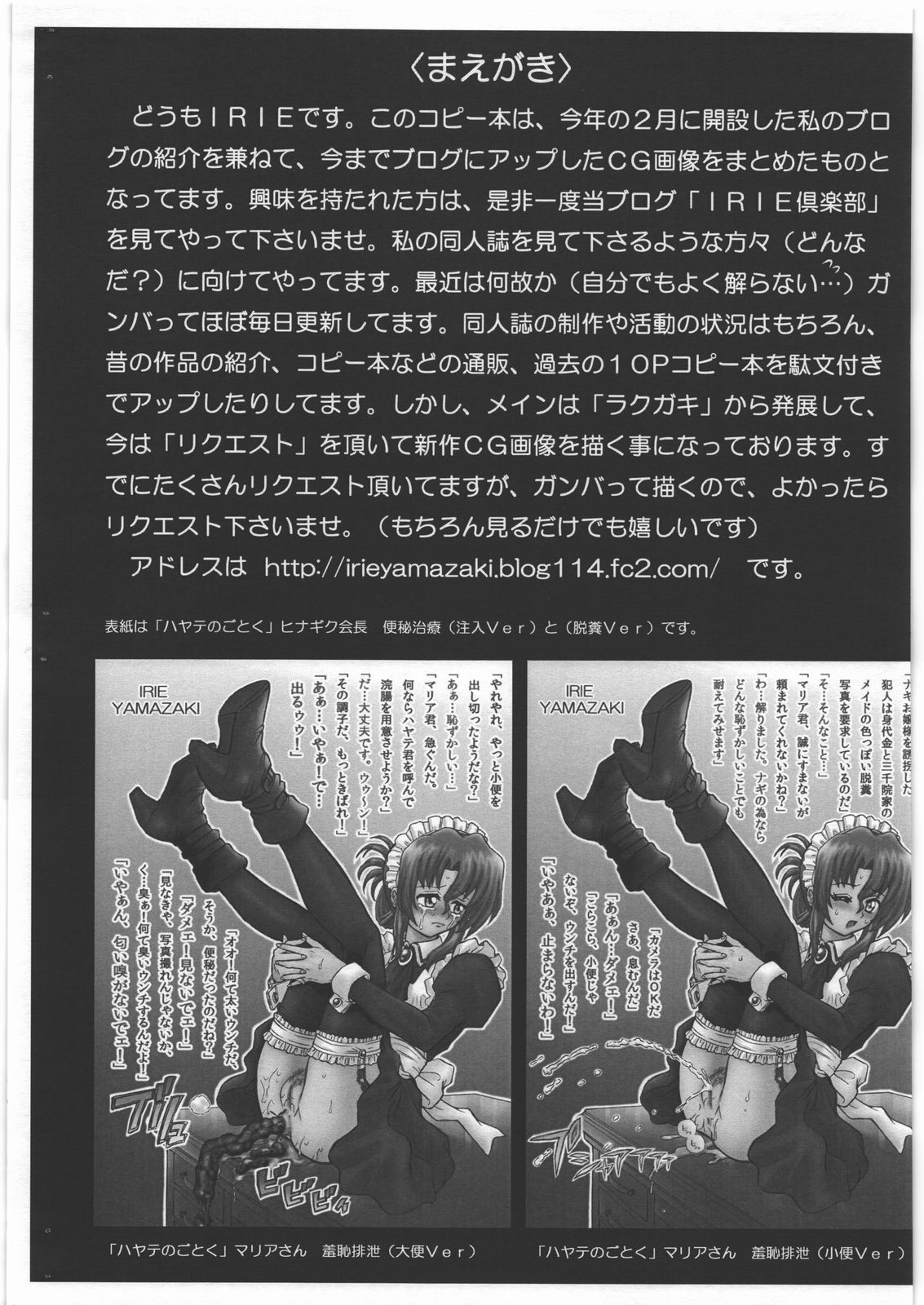 (C76) [Rat Tail (Irie Yamazaki)] IRIE Club Blog Guide (Various) page 2 full