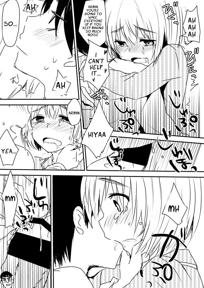 [Marimo] EreAru ga Mechakucha Sex Suru Manga + Alpha (Shingeki no Kyojin) [English] page 4 full