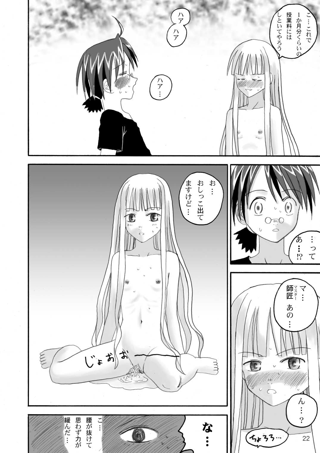 (C67) [LUNATIC PROPHET] Let's take off, our favourite skirts (Mahou Sensei Negima!) page 22 full