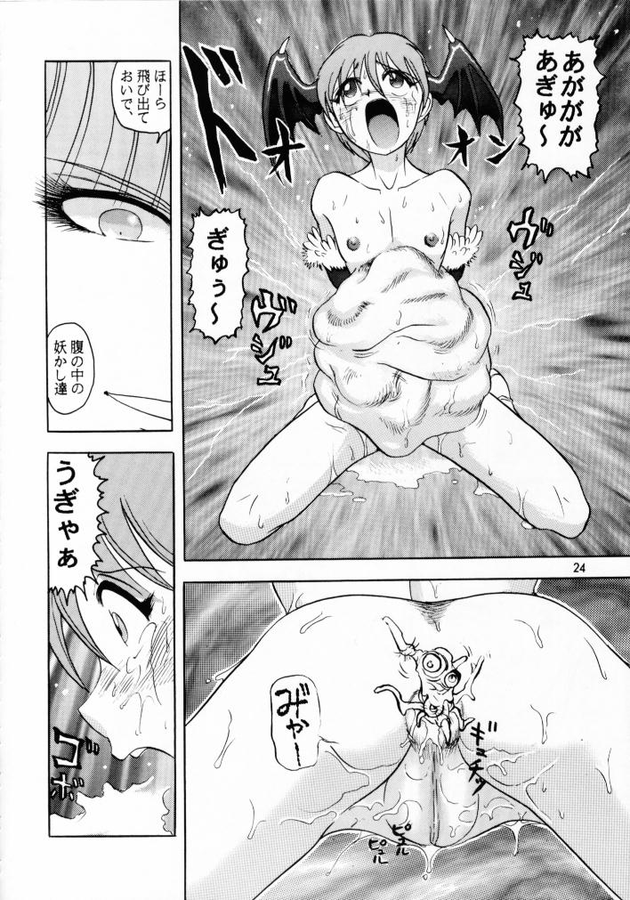 (C53) [Raijinkai (Harukigenia)] Lilith Muzan (Vampire Savior [Darkstalkers]) page 23 full