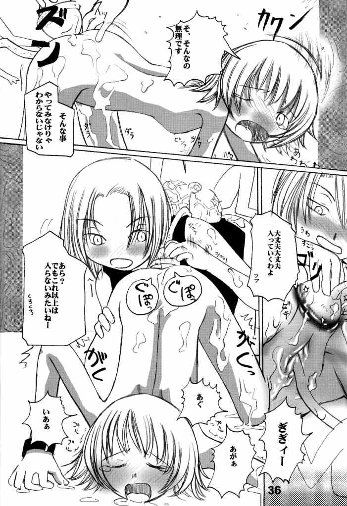 (SC16) [Kojimashiki (Kojima Aya, Kinoshita Shashinkan)] Seijin Jump - Adult Jump (Shaman King) page 32 full