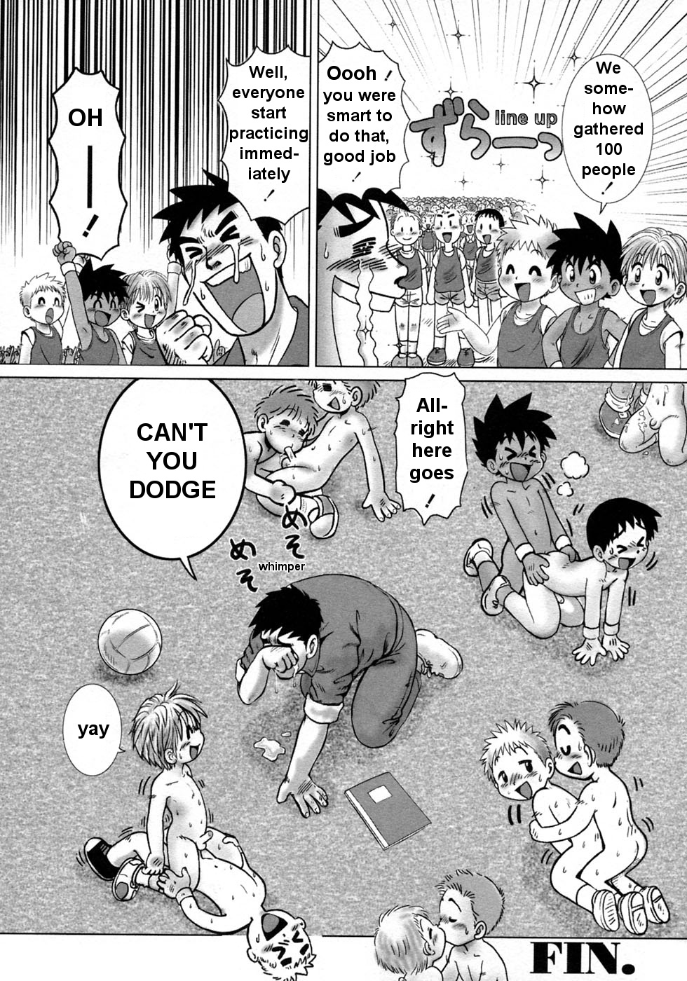 [Mitsui Jun] Dodge Yarouze! | Dodge Rascals! (Shounen Ai no Bigaku 9 The Bokura no Undoukai) [English] page 8 full