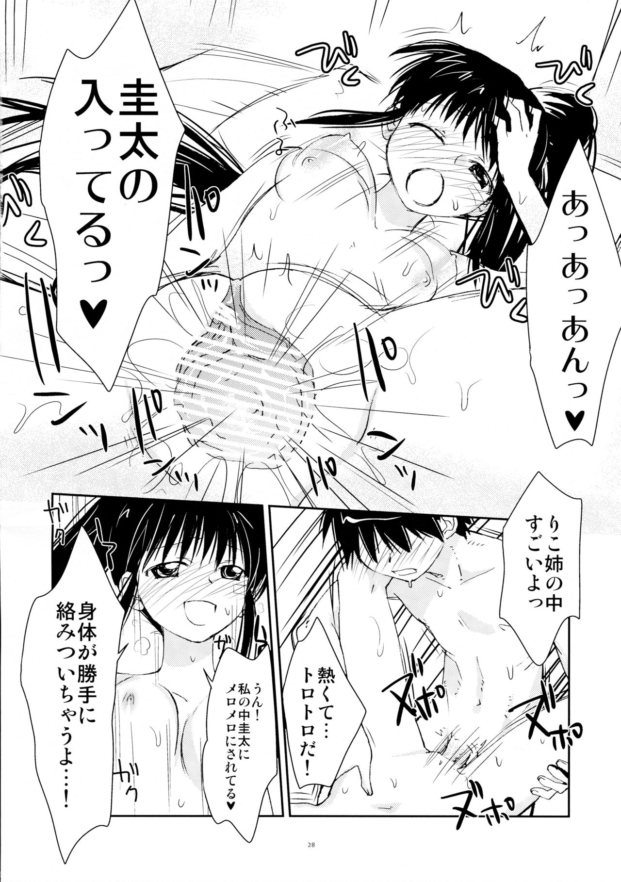 (C74) [Shungabu (Kantamaki Yui)] LOVE CHARGER (Fight Ippatsu! Juuden-chan!!) page 28 full