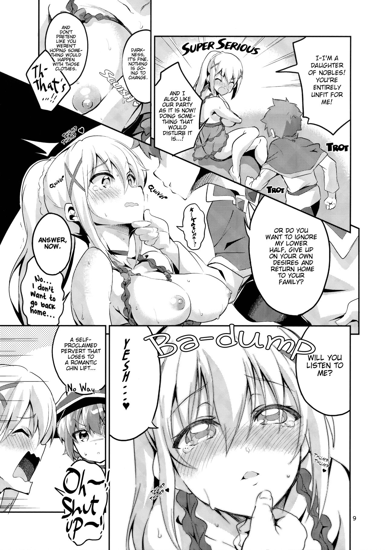 (SC2017 Winter) [Circle-FIORE (Ekakibit)] Kukkoro Musume no Koigokoro (Kono Subarashii Sekai ni Shukufuku o!) [English] [Decensored] page 8 full