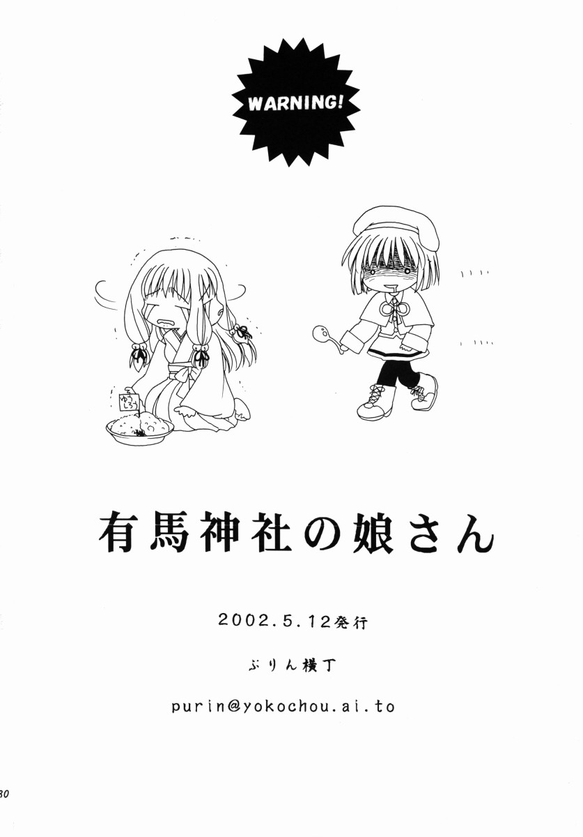 (CR31) [Purin Yokochou (Ouka Sushi)] Arimajinja no Musumesan (Tsukikagerou) page 29 full