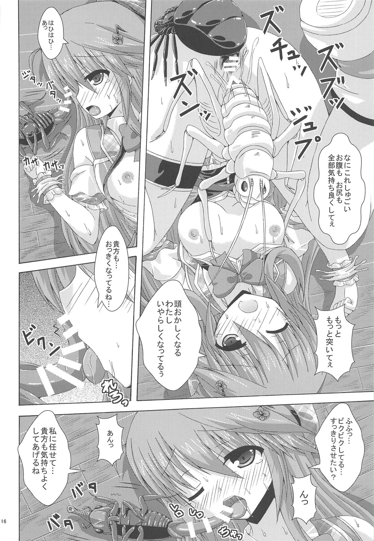 (C95) [Dream Project (Yumeno Shiya)] Gaichuu-tachi no Koukasai (Flower Knight Girl) page 15 full