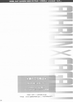[Reongumi Kaeda Reon] Harete Koyoiha (Kidou Senshi Gundam SEED) - page 31